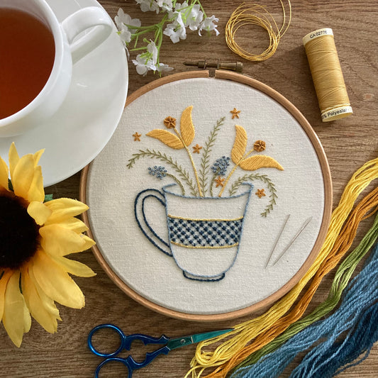 17th Oct Introduction To Embroidery - Flowercup - Wells, Somerset