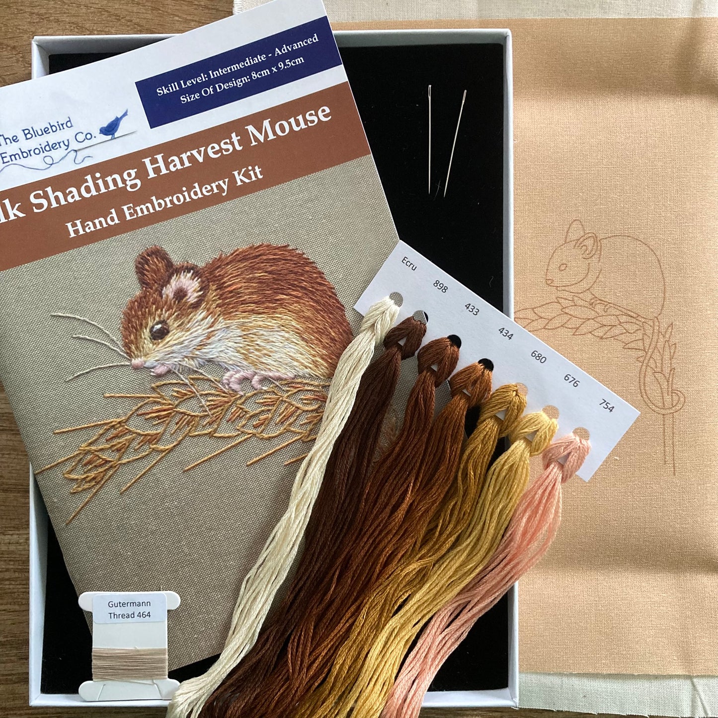 3rd Oct Silk Shading Harvest Mouse - Royal School Of Needlework, Hampton Court Palace