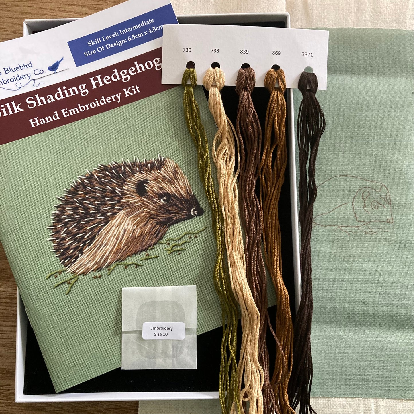 14th Nov Silk Shading Hedgehog - Royal School Of Needlework, Hampton Court Palace