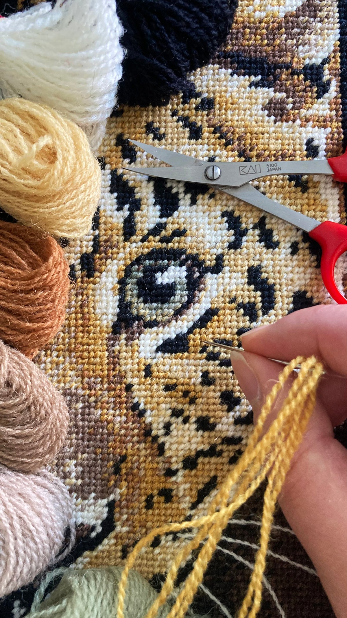 27th-28th March 2027 Canvas Shading - Leopard - Royal School Of Needlework - Hampton Court Palace