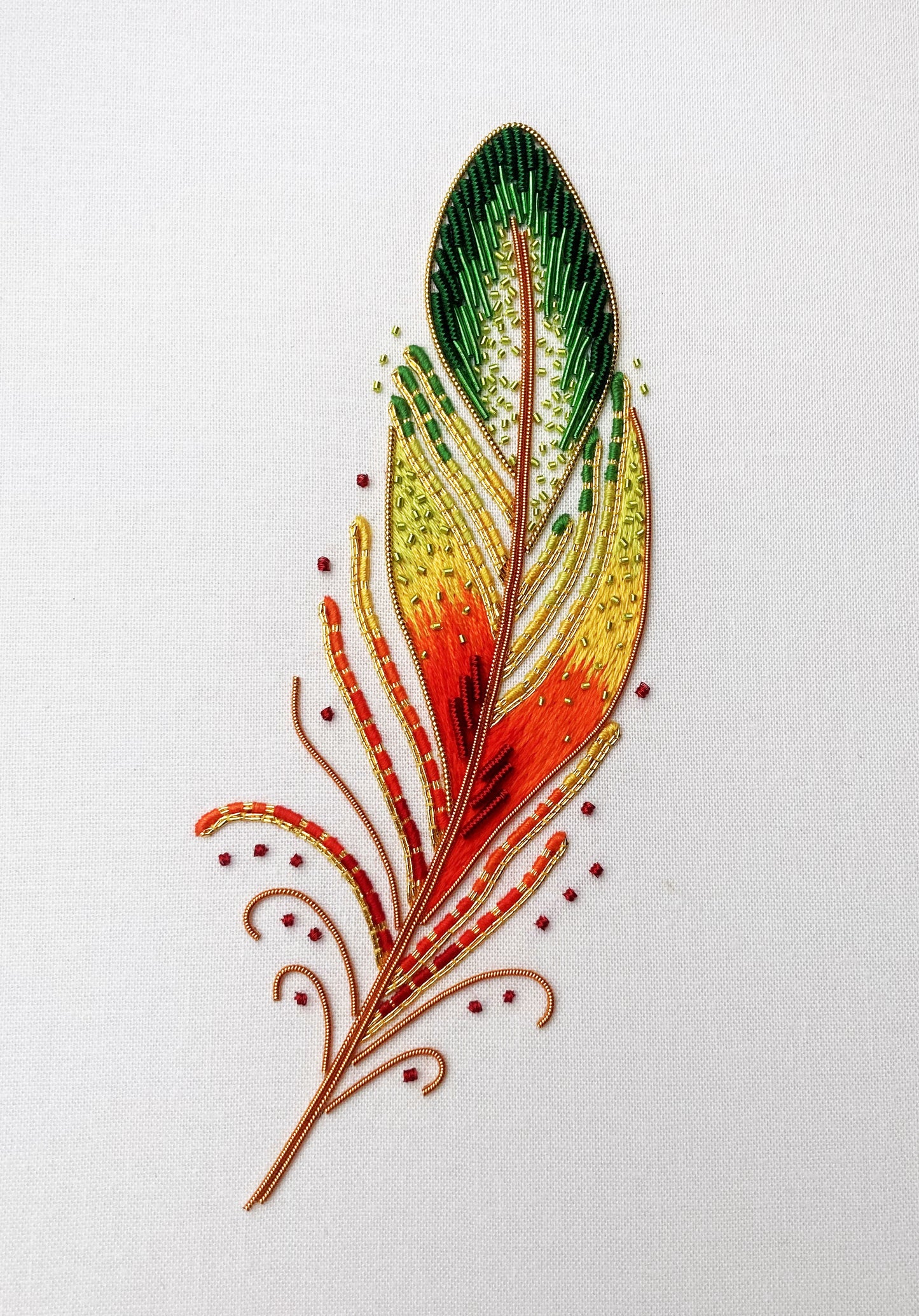 Pre Order! Metalwork Rainbow Lorikeet Feather