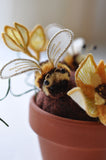 The Summer Bee Project from "Stumpwork Embroidery" by Helen Richman