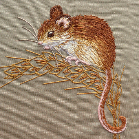 Silk Shading Harvest Mouse