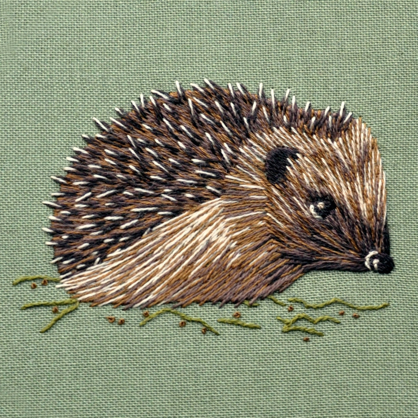 14th Nov Silk Shading Hedgehog - Royal School Of Needlework, Hampton Court Palace
