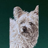 Pet Portrait: Crewel Wool Needle Painting