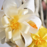 Ribbonwork Marigold Flowers