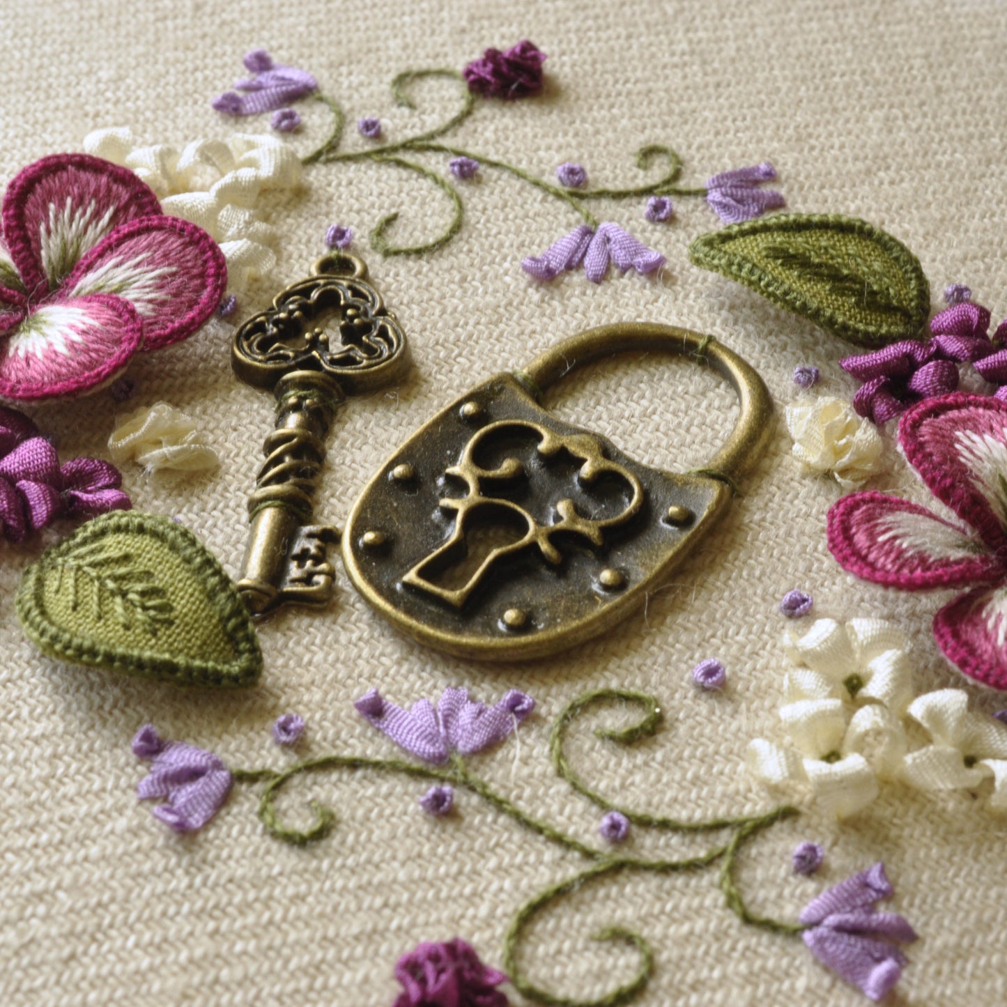 Stumpwork Little Secret Garden