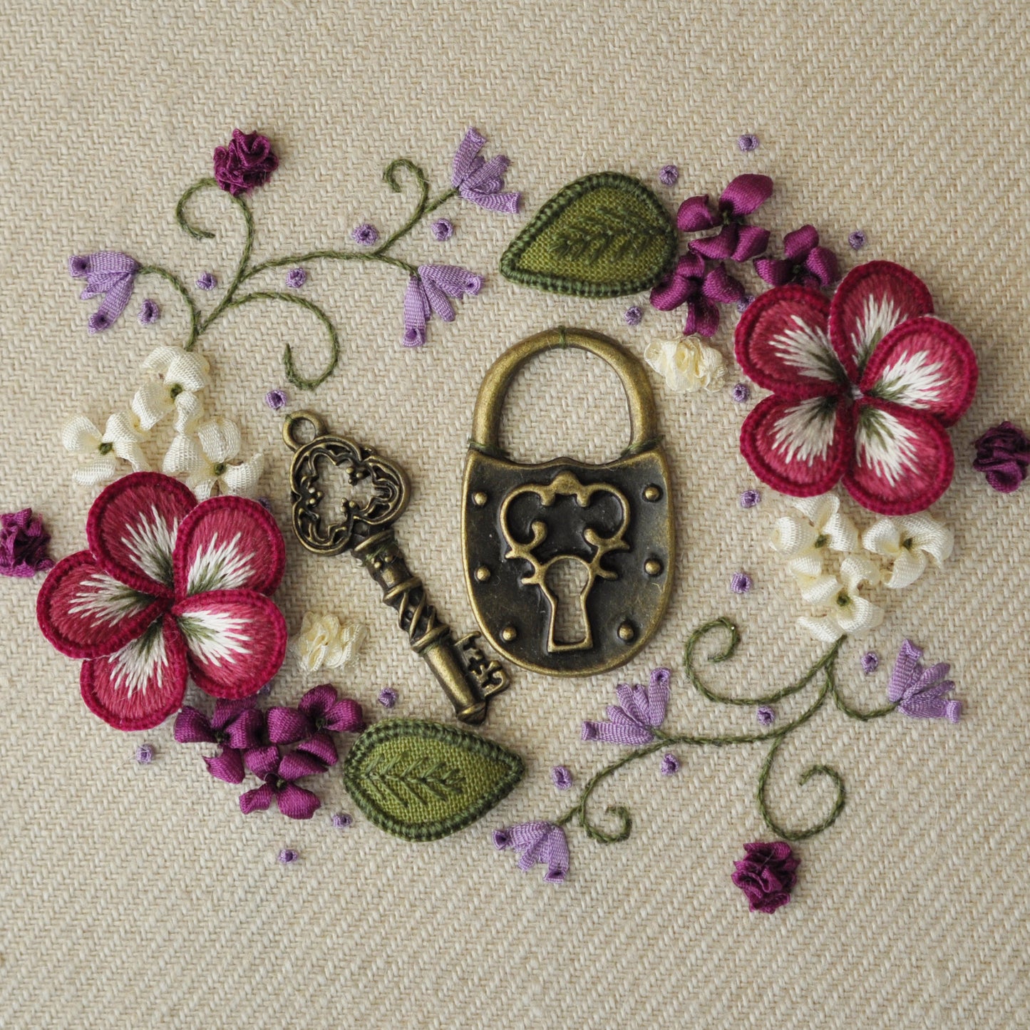 Stumpwork Little Secret Garden