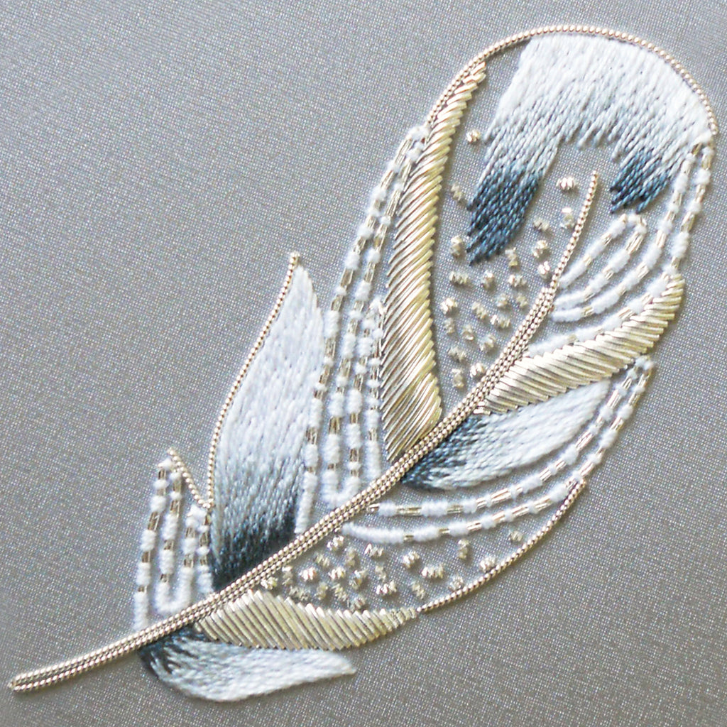 Metalwork Swan Feather