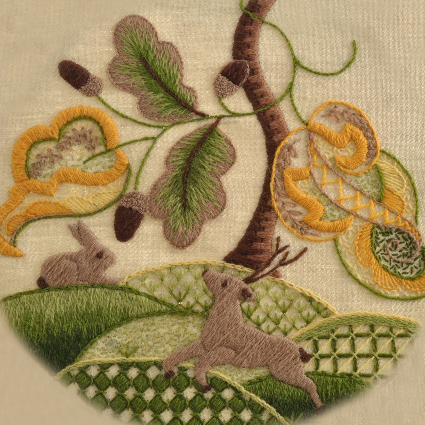 Crewel Work Woodland Animals